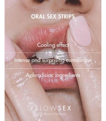 BIJOUX INDISCRETS SLOW SEX ORAL SEX STRIPS