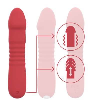 INTENSE JUNI UP DOWN 10 VIBRACIONES ROJO