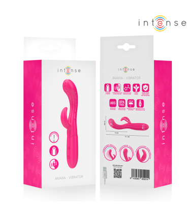 INTENSE AMARA VIBRATOR WITH STIMULATING TONGUE 10 VIBRATIONS PINK