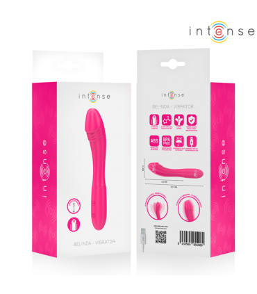 INTENSE BELINDA VIBRATOR 19 CM FLEXIBLE 10 VIBRATIONS PINK