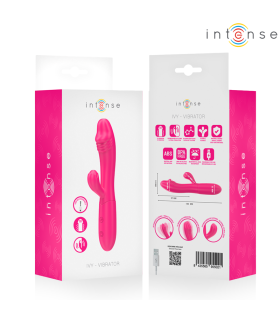 INTENSE IVY FLEXIBLE VIBRATOR 10 VIBRATIONS WITH STIMULATING TONGUE PINK