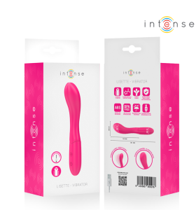 INTENSE LISETTE VIBRATOR 19 CM FLEXIBLE 10 VIBRATIONS PINK
