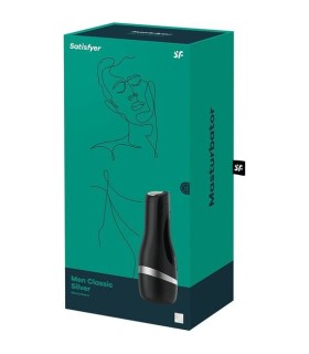 SATISFYER MASTURBADOR MEN CLASSIC PLATA