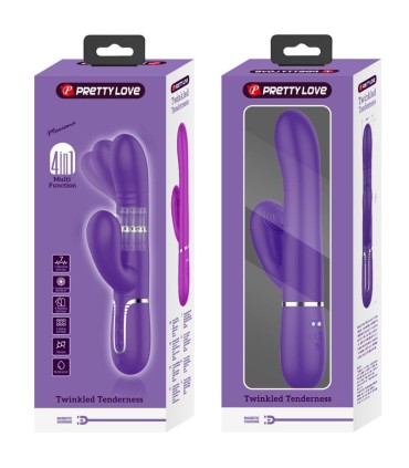 PRETTY LOVE VIBRADOR PUNTO G MULTIFUNCION MORADO