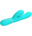 PRETTY LOVE - VIBRADOR PUNTO G MULTIFUNCIÓN VERDE AGUA