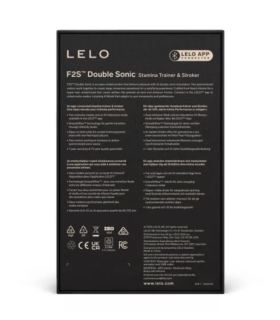 LELO F2S DOUBLE SONIC MALE STROKER WITH DUAL SONIC STIMULATION RED