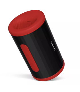 LELO F2S DOUBLE SONIC MALE STROKER WITH DUAL SONIC STIMULATION RED