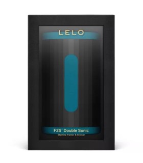 LELO F2S DOUBLE SONIC MALE STROKER WITH DUAL SONIC STIMULATION TEAL