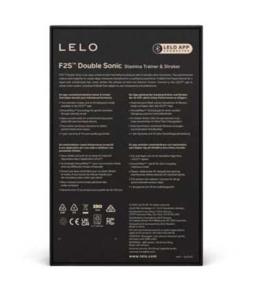LELO F2S DOUBLE SONIC MALE STROKER WITH DUAL SONIC STIMULATION TEAL