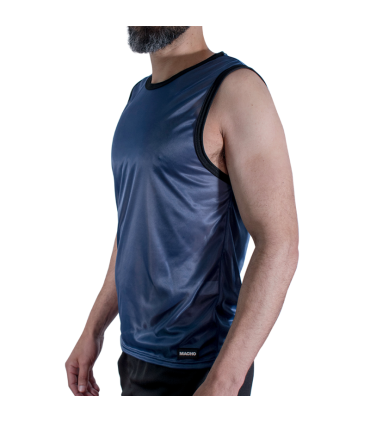 MACHO NAVY BLUE T SHIRT S M