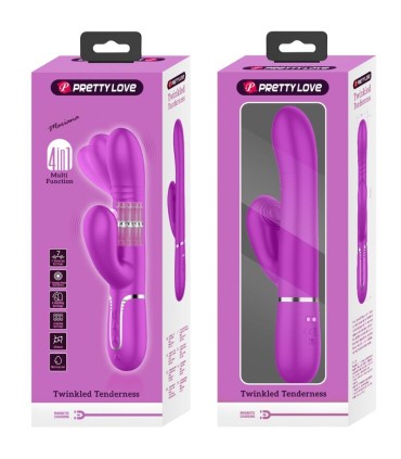 PRETTY LOVE VIBRADOR PUNTO G MULTIFUNCION FUCSIA