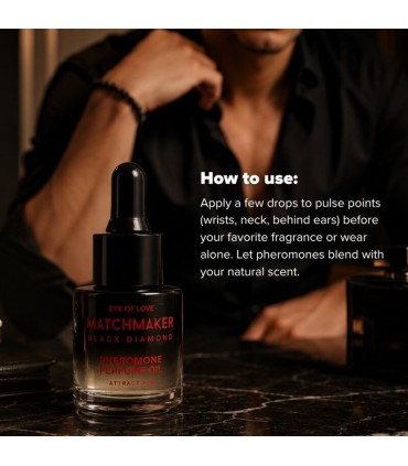 EYE OF LOVE MATCHMAKER BLACK DIAMOND PHEROMONE PERFUME OIL 20 ML