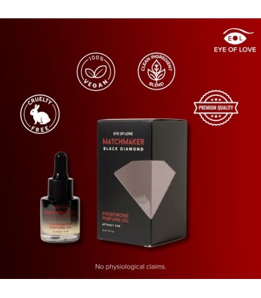 EYE OF LOVE MATCHMAKER BLACK DIAMOND PHEROMONE PERFUME OIL 20 ML