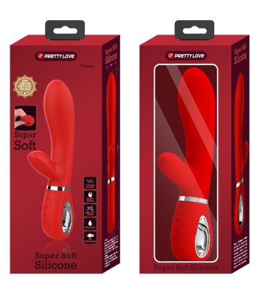 PRETTY LOVE THOMAS VIBRADOR PUNTO G MULTIFUNCION ROJO