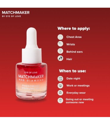 EYE OF LOVE MATCHMAKER RED DIAMOND PHEROMONE PERFUME OIL 20 ML
