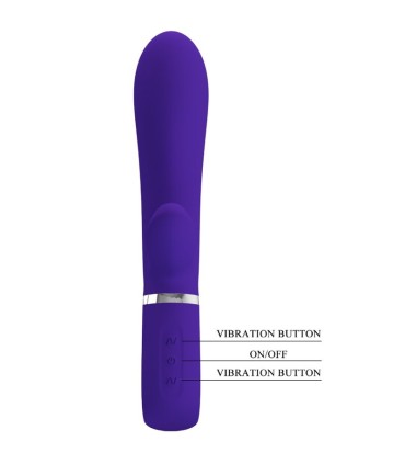 PRETTY LOVE THOMAS VIBRADOR PUNTO G MULTIFUNCION VIOLETA