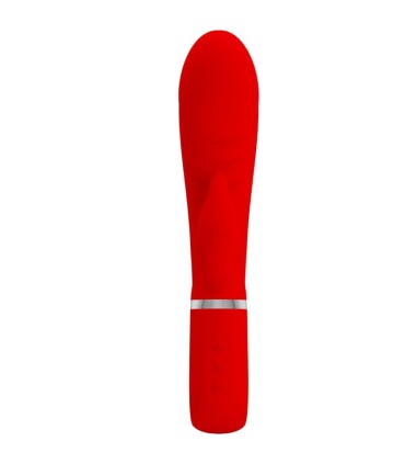 PRETTY LOVE PRESCOTT VIBRADOR PUNTO G MULTIFUNCION ROJO