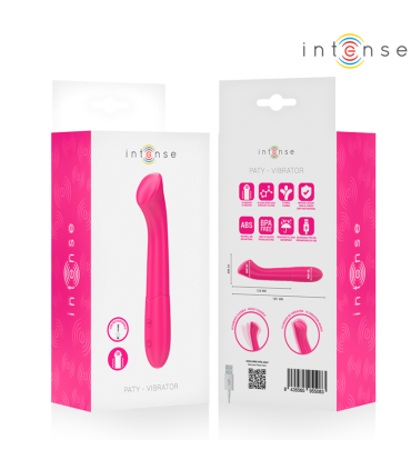 INTENSE PATY VIBRATOR 19 CM FLEXIBLE 10 VIBRATIONS MODEL 2 PINK
