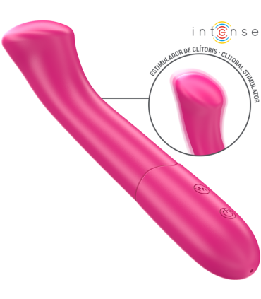 INTENSE PATY VIBRATOR 19 CM FLEXIBLE 10 VIBRATIONS MODEL 2 PINK