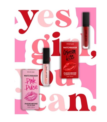 EYE OF LOVE MATCHMAKER CRIMSON KISS RED LIP GLOSS VOLUMIZING EFFECT WITH PHEROMONES 85 ML