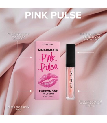 EYE OF LOVE MATCHMAKER PINK PULSE PH LIP STAIN WITH PHEROMONES 85 ML