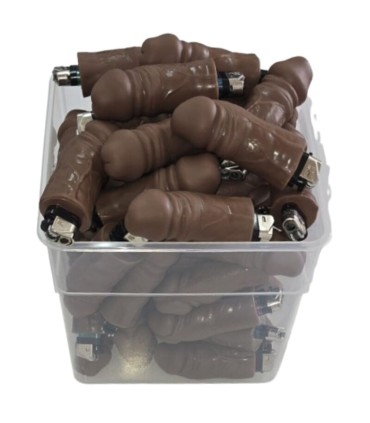 DIABLO PICANTE JAR OF 30 MULATTO PENIS LIGHTERS