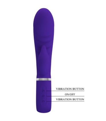 PRETTY LOVE PRESCOTT VIBRADOR PUNTO G MULTIFUNCION LILA
