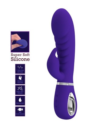 PRETTY LOVE PRESCOTT VIBRADOR PUNTO G MULTIFUNCION LILA