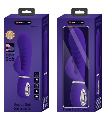 PRETTY LOVE PRESCOTT VIBRADOR PUNTO G MULTIFUNCION LILA