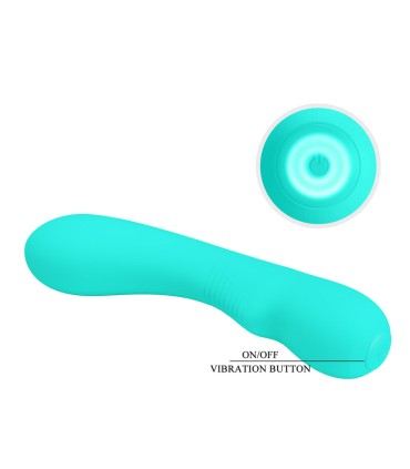 PRETTY LOVE PRESCOTT VIBRADOR RECARGABLE VERDE AGUA