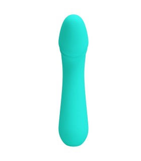 PRETTY LOVE CETUS VIBRADOR RECARGABLE VERDE AGUA