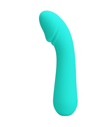 PRETTY LOVE CETUS VIBRADOR RECARGABLE VERDE AGUA