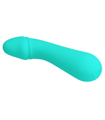 PRETTY LOVE CETUS VIBRADOR RECARGABLE VERDE AGUA