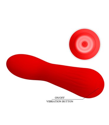 PRETTY LOVE FAUN VIBRADOR RECARGABLE ROJO