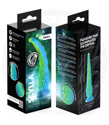 EPIC SCYLLA FLUORESCENT THIN TENTACLE DILDO SMALL SIZE
