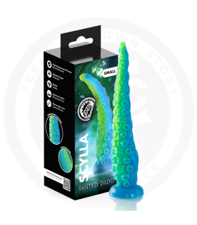 EPIC SCYLLA FLUORESCENT THIN TENTACLE DILDO SMALL SIZE
