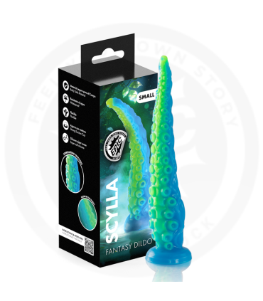 EPIC SCYLLA FLUORESCENT THIN TENTACLE DILDO SMALL SIZE