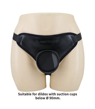 PRETTY LOVE UNIVERSAL STRAP ON HARNESS BLACK