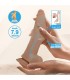PRETTY LOVE FABIAN FLEXIBLE DILDO WITH SUCTION CUP FLESH