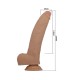 PRETTY LOVE FABIAN FLEXIBLE DILDO WITH SUCTION CUP FLESH