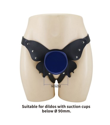 PRETTY LOVE YETI STRAP ON HARNESS WITH SUCTION DILDO FLESH