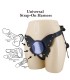 PRETTY LOVE YETI STRAP ON HARNESS WITH SUCTION DILDO FLESH