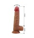 PRETTY LOVE YETI STRAP ON HARNESS WITH SUCTION DILDO FLESH