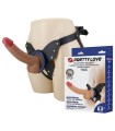 PRETTY LOVE - YETI STRAP-ON HARNESS WITH SUCTION DILDO FLESH