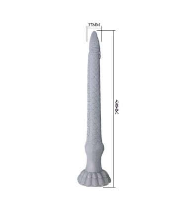 POWER MONSTERS BASILISK FANTASY SILICONE DILDO 43 CM O 5 CM
