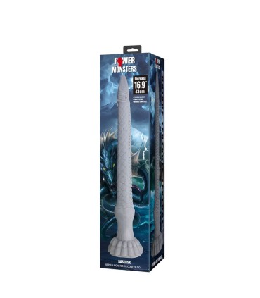 POWER MONSTERS BASILISK FANTASY SILICONE DILDO 43 CM O 5 CM