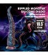 POWER MONSTERS ABYSSAL TENTACLE TRICOLOR FANTASY SILICONE DILDO 46 CM O 7 CM