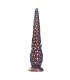POWER MONSTERS ABYSSAL TENTACLE TRICOLOR FANTASY SILICONE DILDO 46 CM O 7 CM