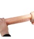 PRETTY LOVE RAEL FLEXIBLE REALISTIC DILDO WITH SUCTION CUP 40 CM O 6 CM BROWN