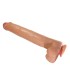 PRETTY LOVE RAEL FLEXIBLE REALISTIC DILDO WITH SUCTION CUP 40 CM O 6 CM BROWN